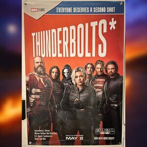 THUNDERBOLTS (2025) - ORIGINAL DOUBLE SIDED ADVANCE MOVIE POSTER